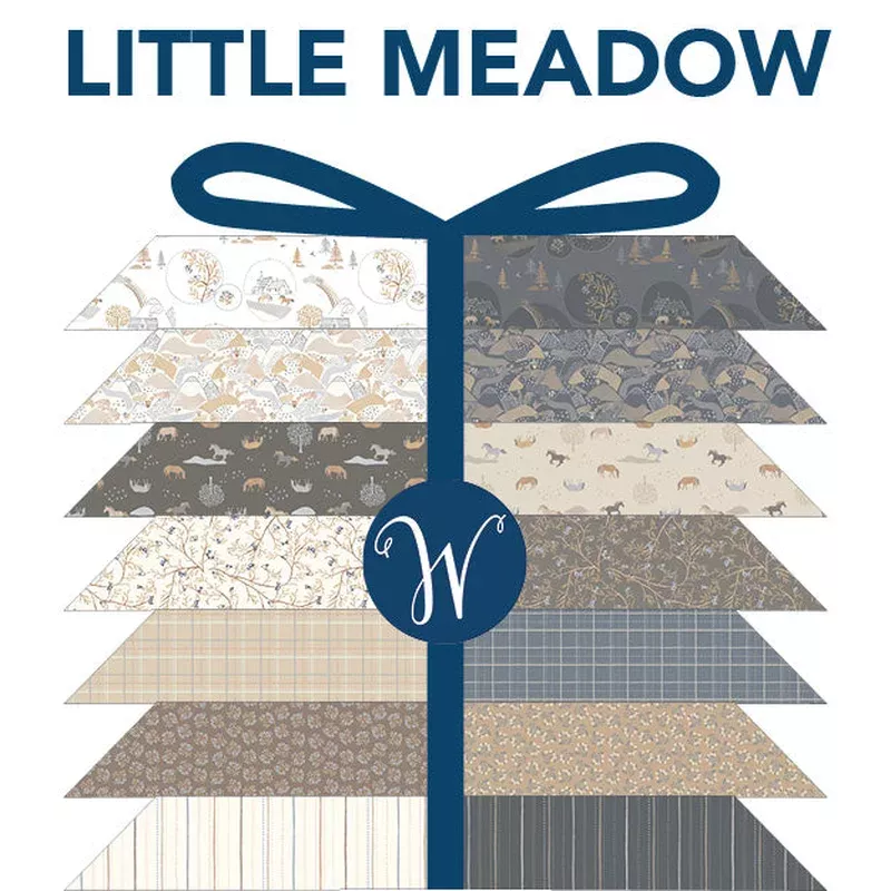 Little Meadow Whistler Studios FATQLMDW-X Multi Fat Quarter Bundle Cotton