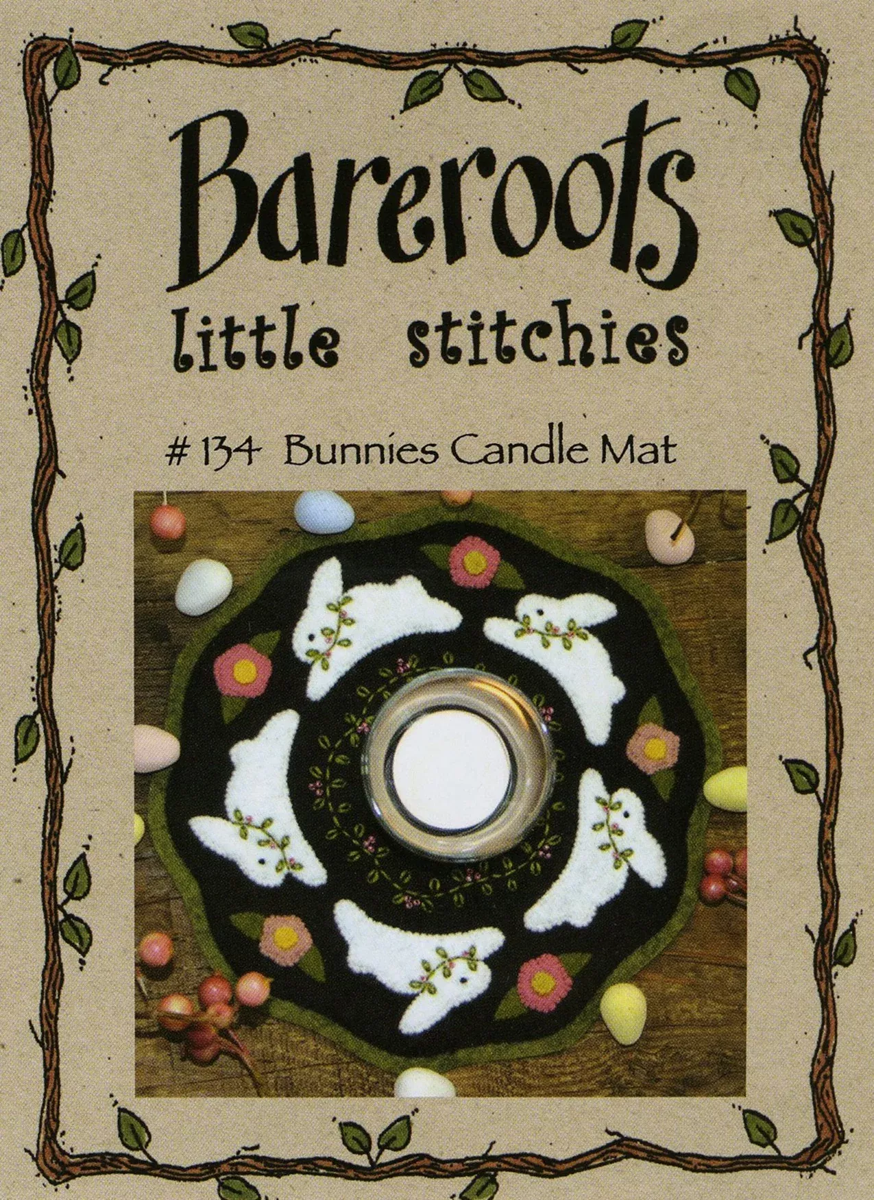 Little Stitchies - Bunnies Candle Mat