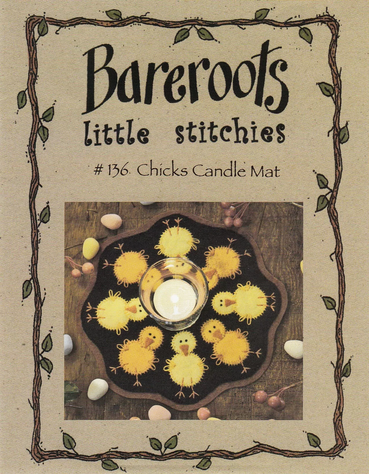 Little Stitchies - Chicks Candle Mat