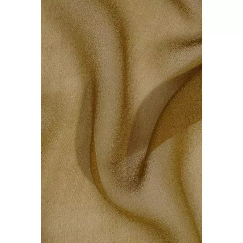 Lizard Green Silk Georgette Fabric