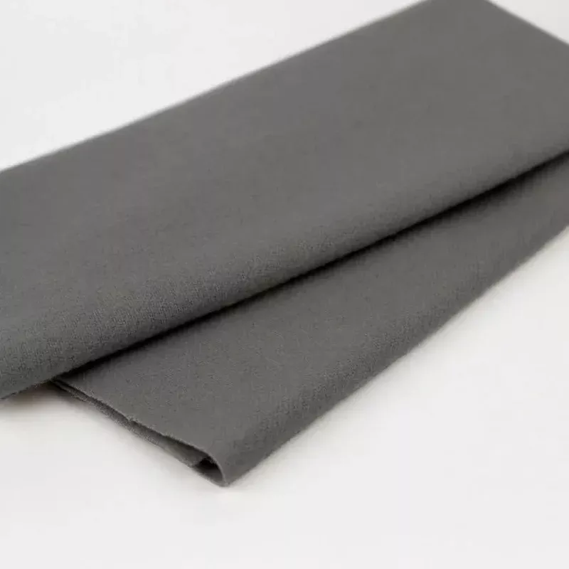 LN04 – Grey Flannel Merino Wool Fabric