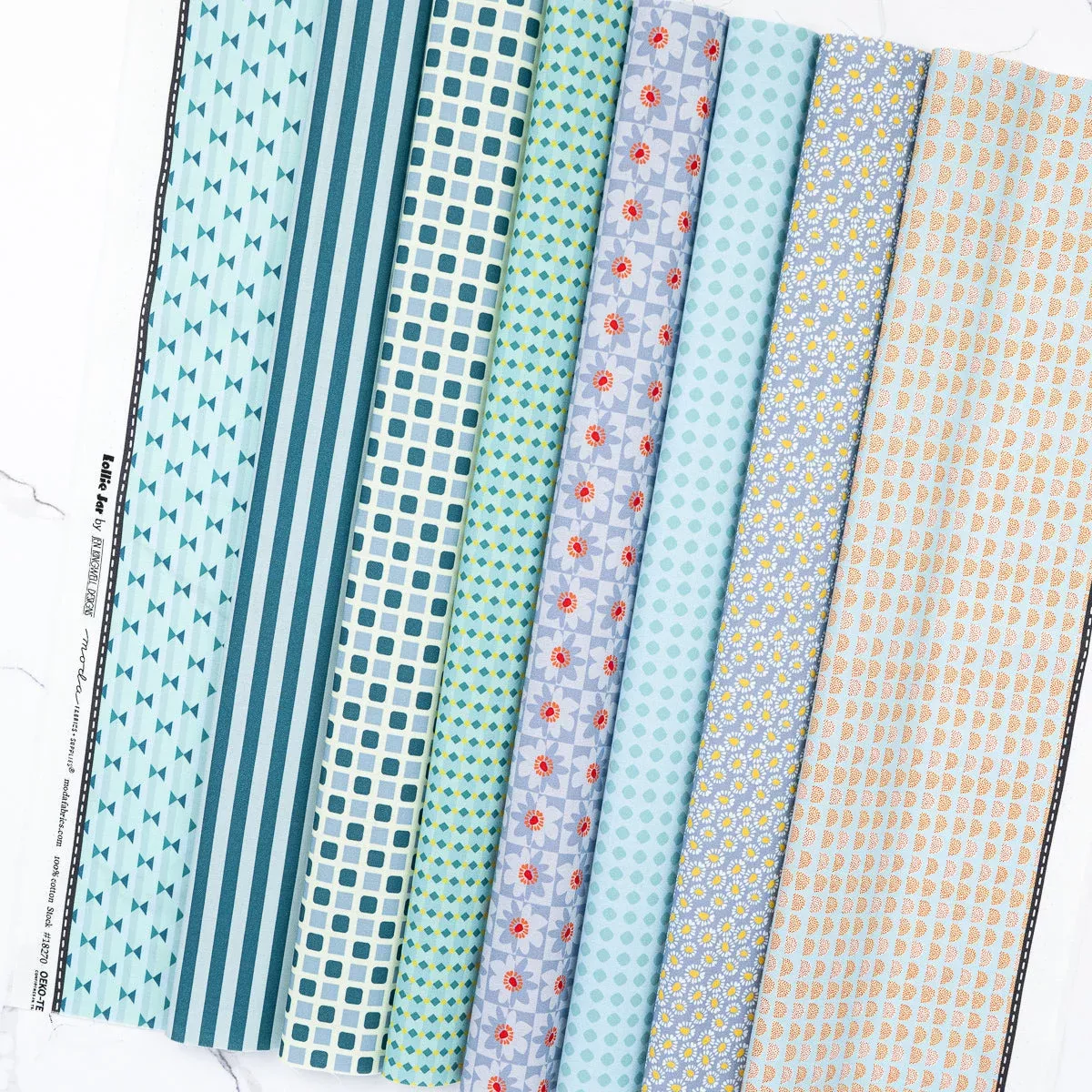 Lollie Jar Blue – by Jen Kingwell for Moda (Preorder)