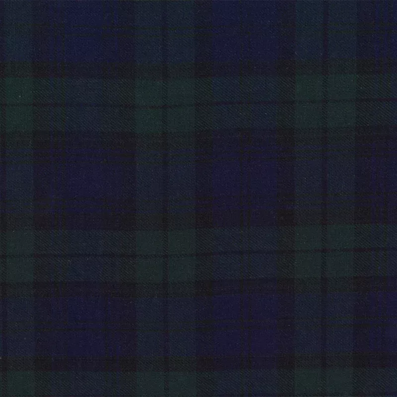 LONDON brushed plaid – Black Watch