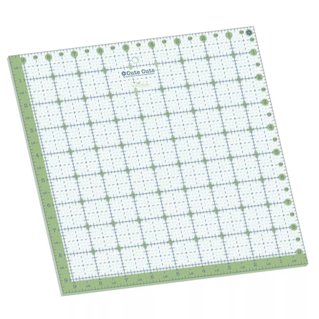 Lori Holt Cute Cuts Ruler 9-1 /2in Square