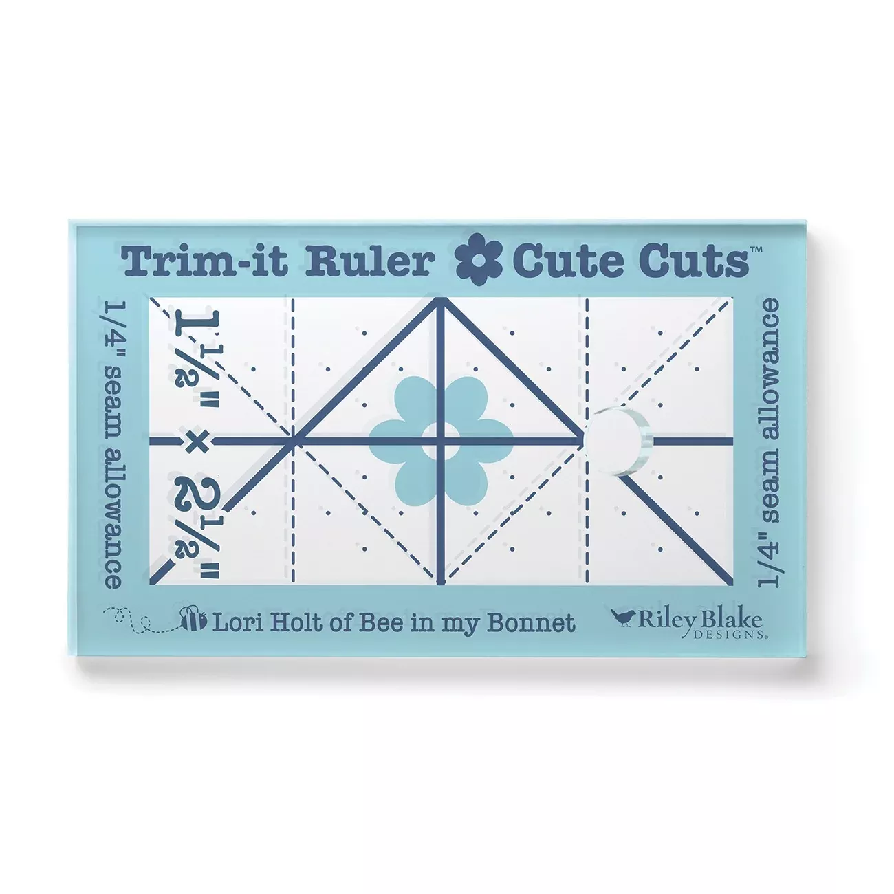 Lori Holt Cute Cuts™ Trim-it™ Ruler 1 1 /2in x 2 1 /2in