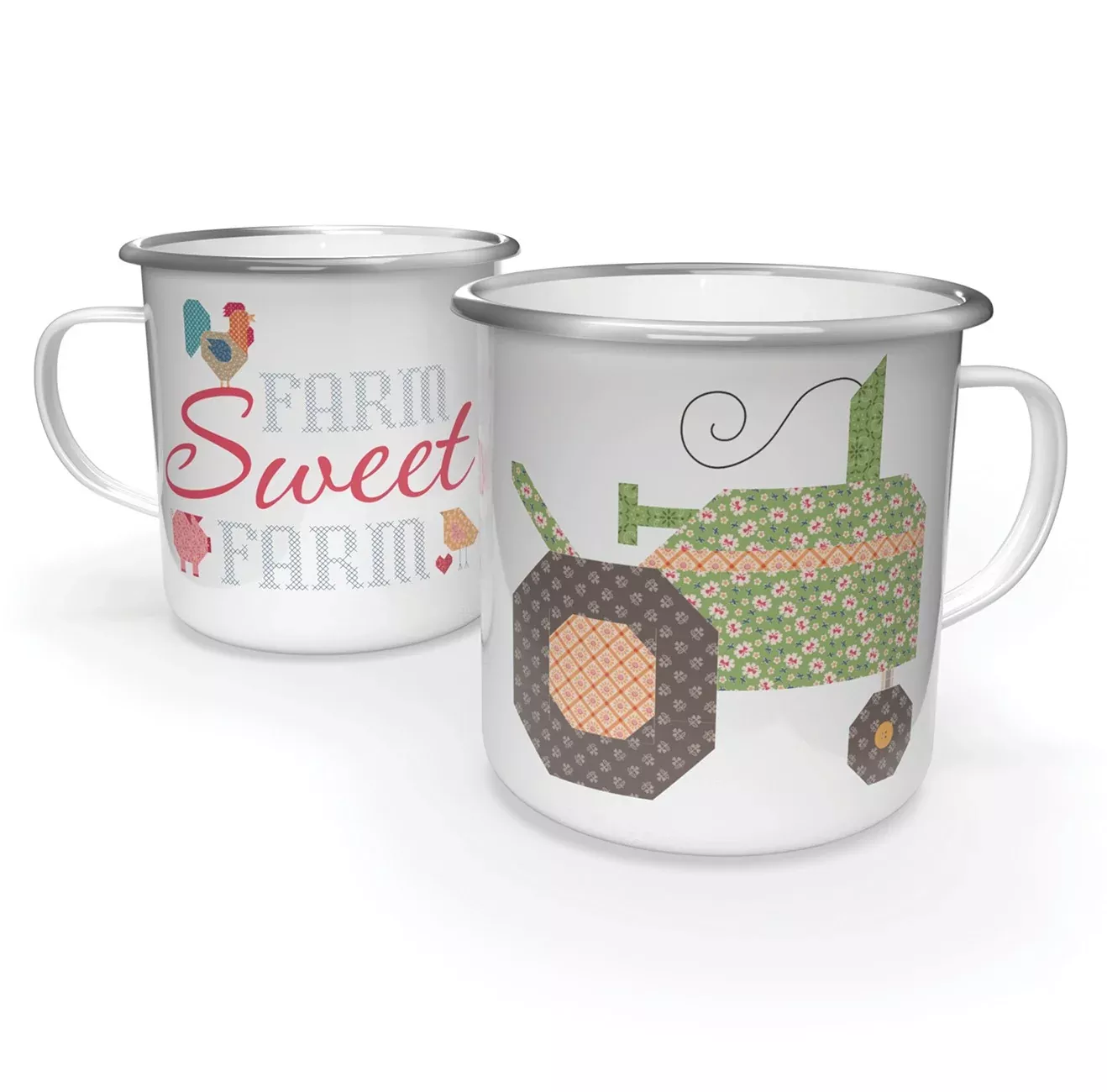 Lori Holt Farmer's Daughter Enamel Tin Mug