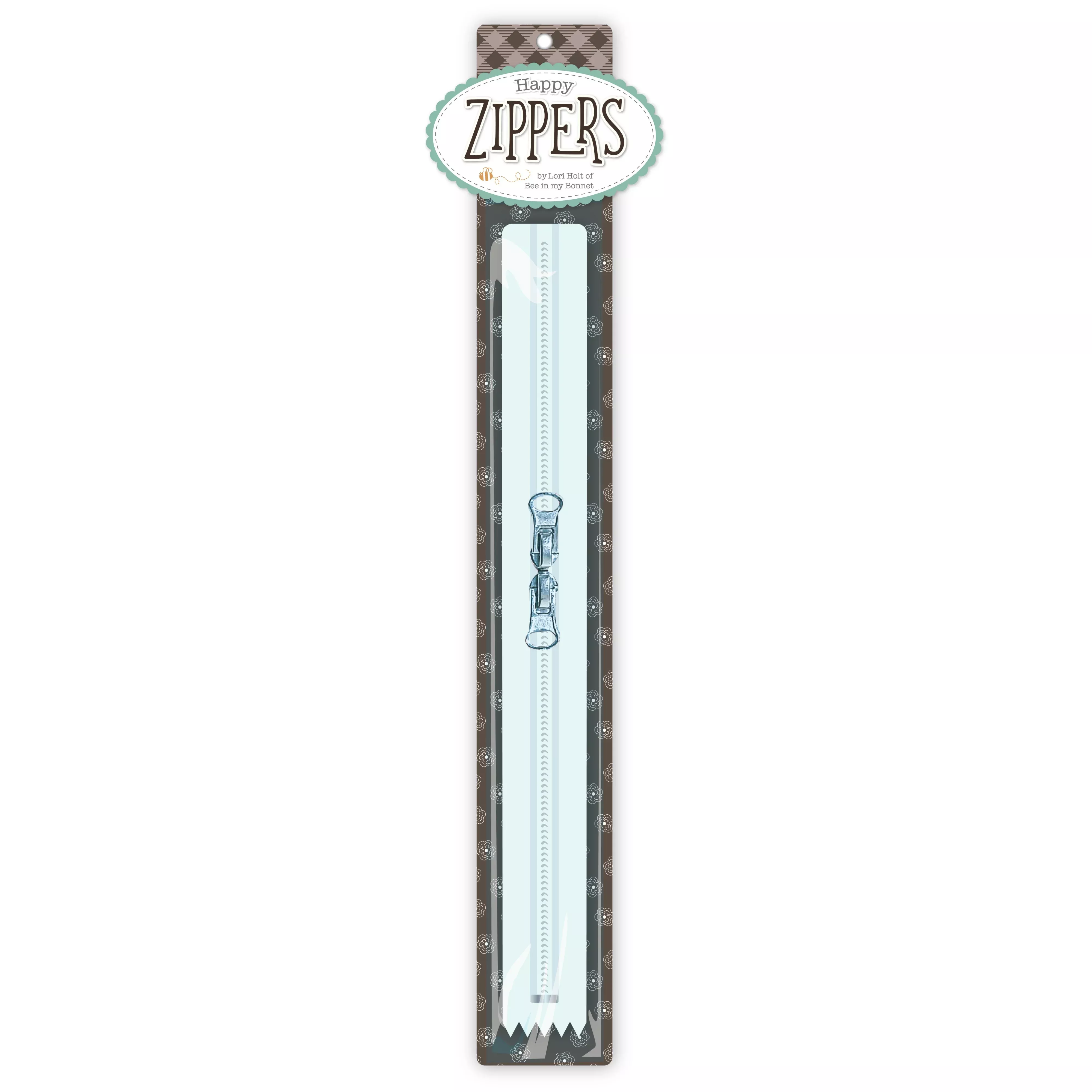 Lori Holt Happy Zippers 22in Cloud