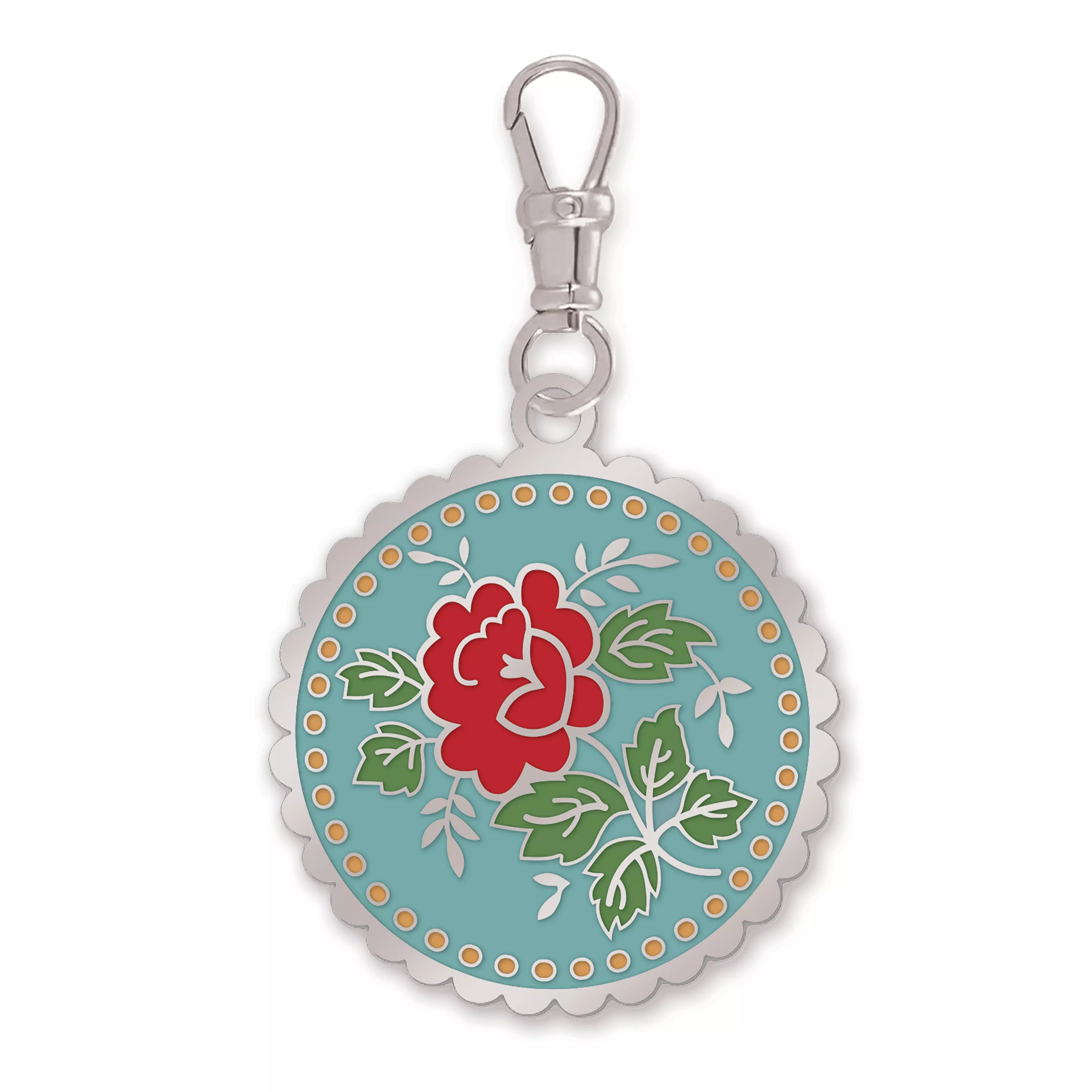 Lori Holt Mercantile Enamel Happy Charm Rose
