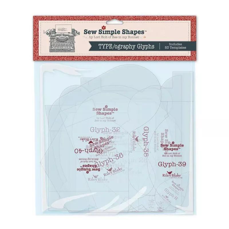 Lori Holt TYPE /ography Glyphs Sew Simple Shapes