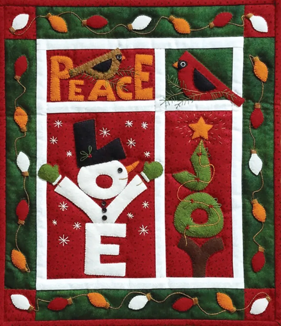 LOVE JOY PEACE Wall Quilt Kit