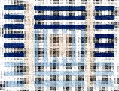 Love MHB Studio – Navy Sky Multi Stripe Tote