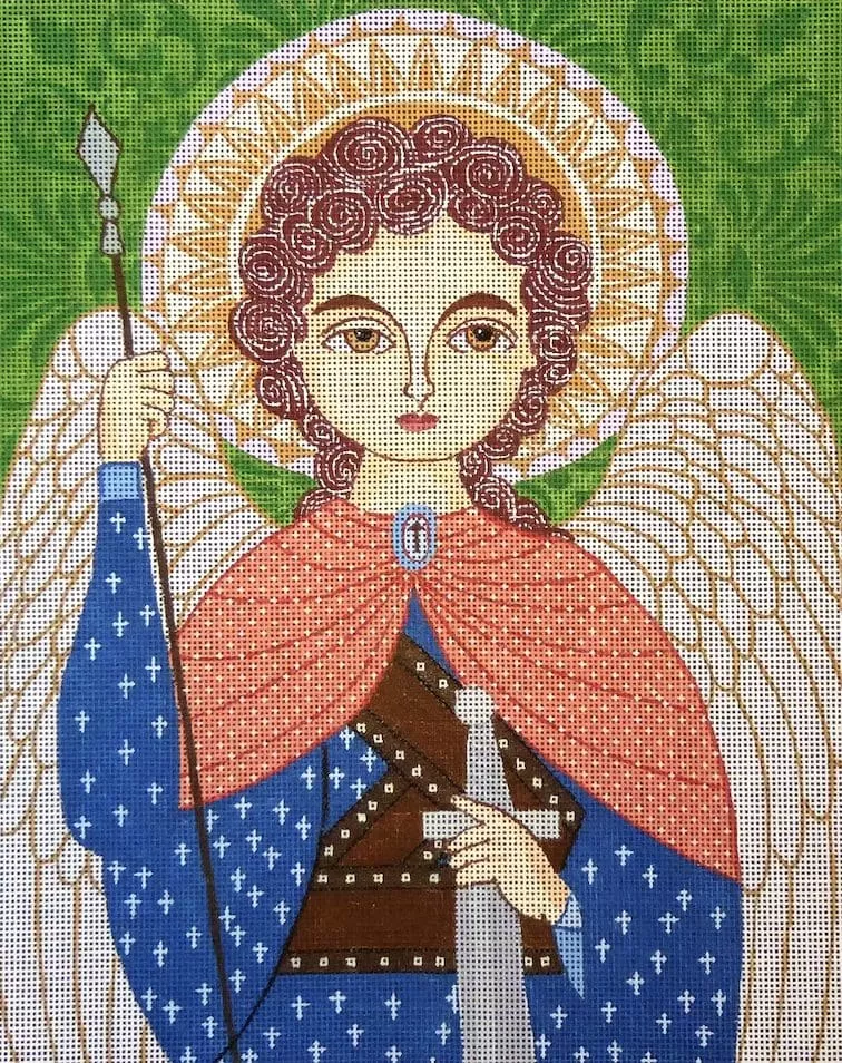 Love You More Needlepoint Designs –Arch Angel Michael