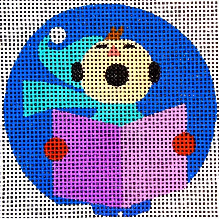 Love You More Needlepoint Designs – Caroling Boy Ornament
