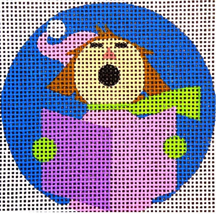 Love You More Needlepoint Designs – Caroling Girl Ornament