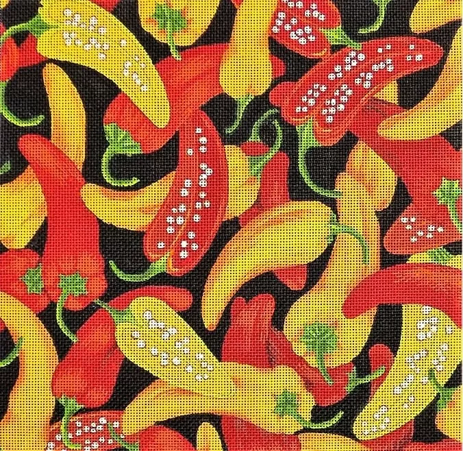 Love You More Needlepoint Designs – Chili Peppers