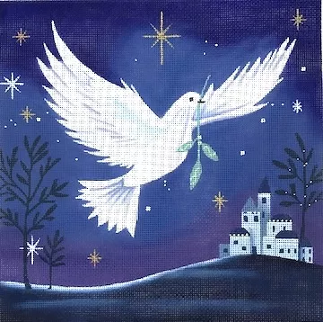Love You More Needlepoint Designs – Dove Over Bethlehem
