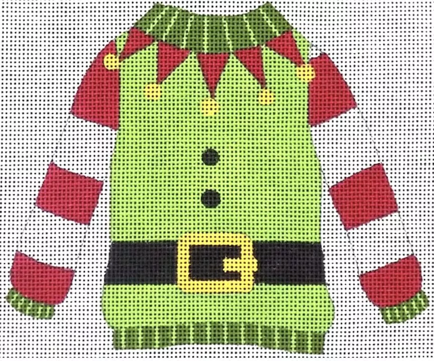 Love You More Needlepoint Designs – Elf Sweater