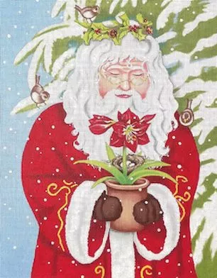 Love You More Needlepoint Designs –Father Christmas