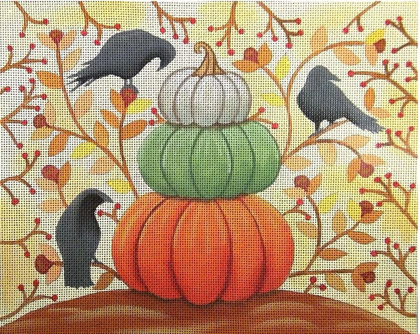 Love You More Needlepoint Designs – Harvest Crows
