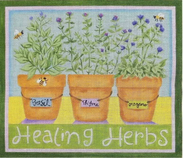 Love You More Needlepoint Designs – Healing Herbs