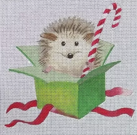 Love You More Needlepoint Designs – Hedgehog in Box
