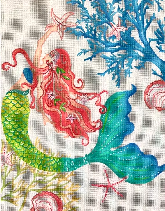 Love You More Needlepoint Designs – Mermaid