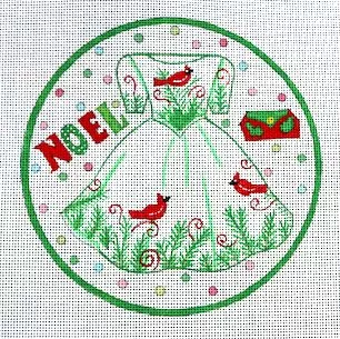 Love You More Needlepoint Designs –Noel Dress