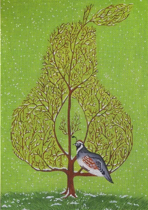 Love You More Needlepoint Designs – Partridge in a Pear Tree