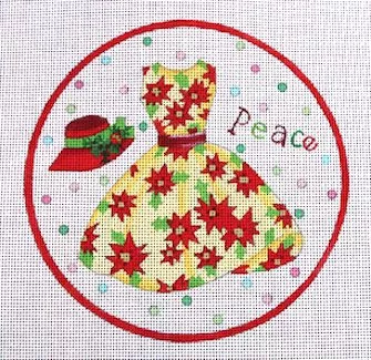 Love You More Needlepoint Designs –Peace Dress