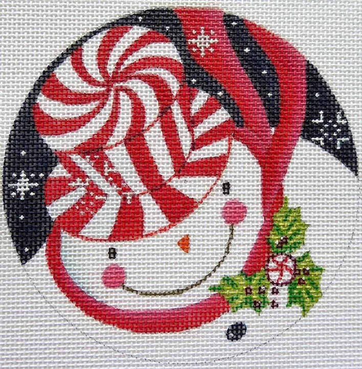 Love You More Needlepoint Designs – Peppermint Snowman