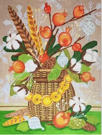 Love You More Needlepoint Designs – Pomegranates