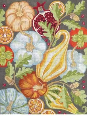 Love You More Needlepoint Designs – Pumpkins and Squash