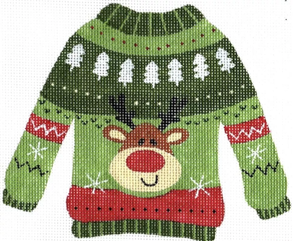 Love You More Needlepoint Designs – Reindeer Sweater