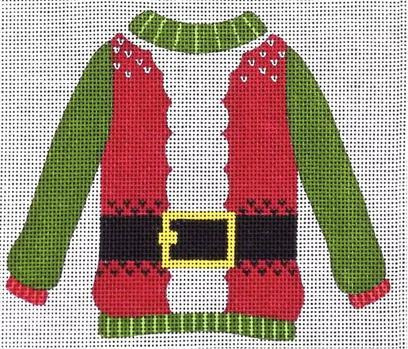 Love You More Needlepoint Designs – Santa’s Jacket Sweater