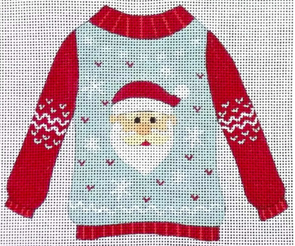 Love You More Needlepoint Designs – Santa Sweater