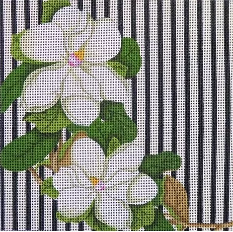 Love You More Needlepoint Designs – Striped Magnolia