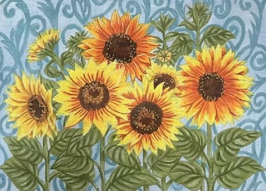 Love You More Needlepoint Designs – Sunflower Medley