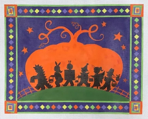 Love You More Needlepoint – Pumpkin Moon