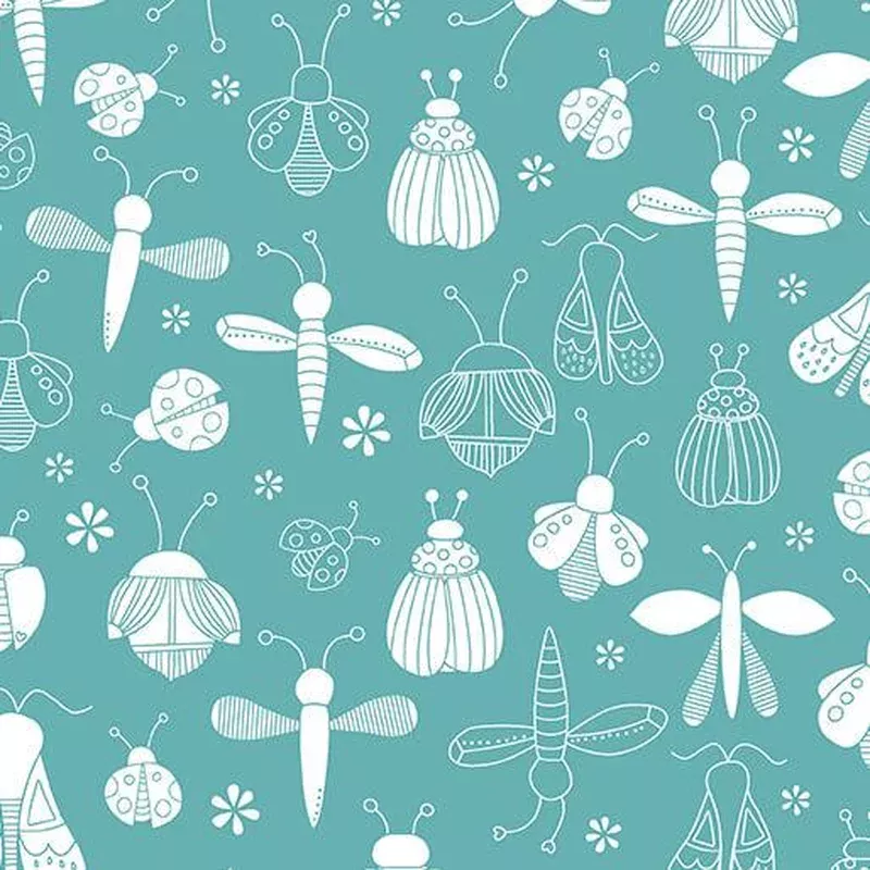 Lucky Bugs Bucket of Bugs – Turquoise