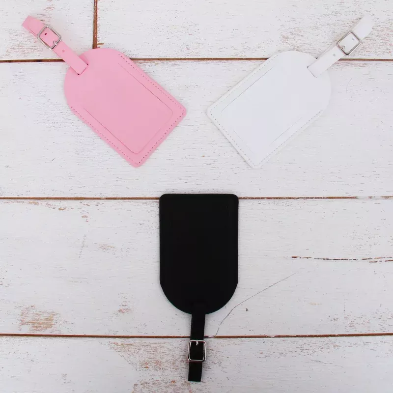 Luggage Tag For Travel – Pink, White, or Black