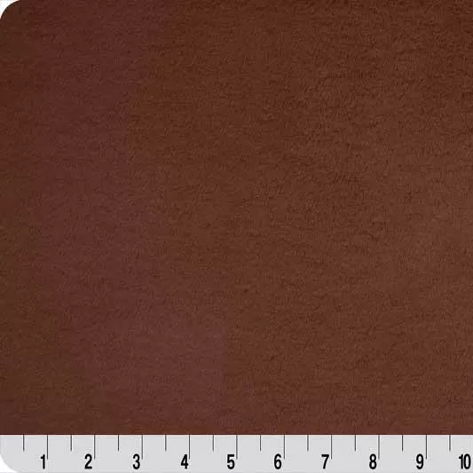 Luxe Cuddle Bunny Mocha 58"/60" Fabric per yard