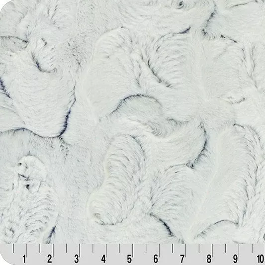 Luxe Cuddle Frosted Hide Navy 58" - 60" Fabric per yard