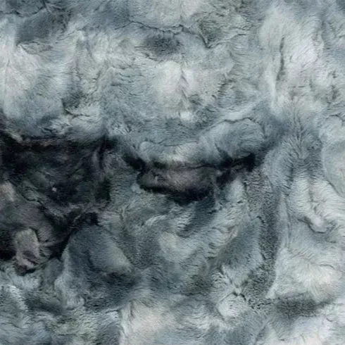 Luxe Cuddle Galaxy Berin Sea Fabric per yard