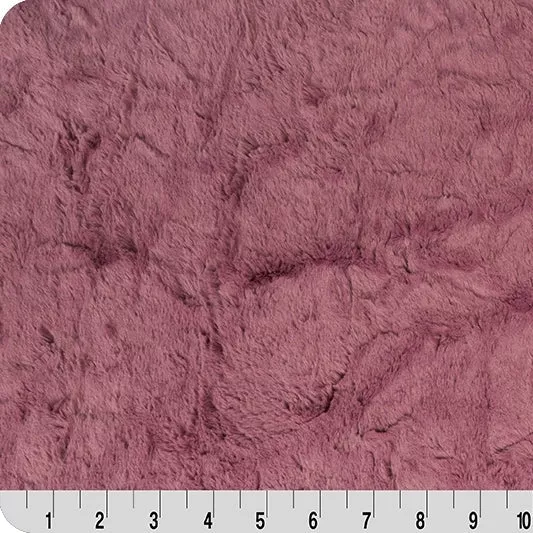Luxe Cuddle Marble Wildrose 58" - 60" Fabric per yard