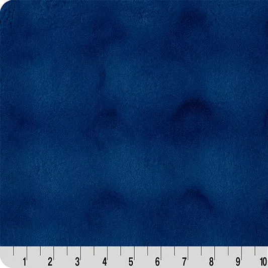 Luxe Cuddle Powderpuff Midnight 58" - 60" Fabric per yard