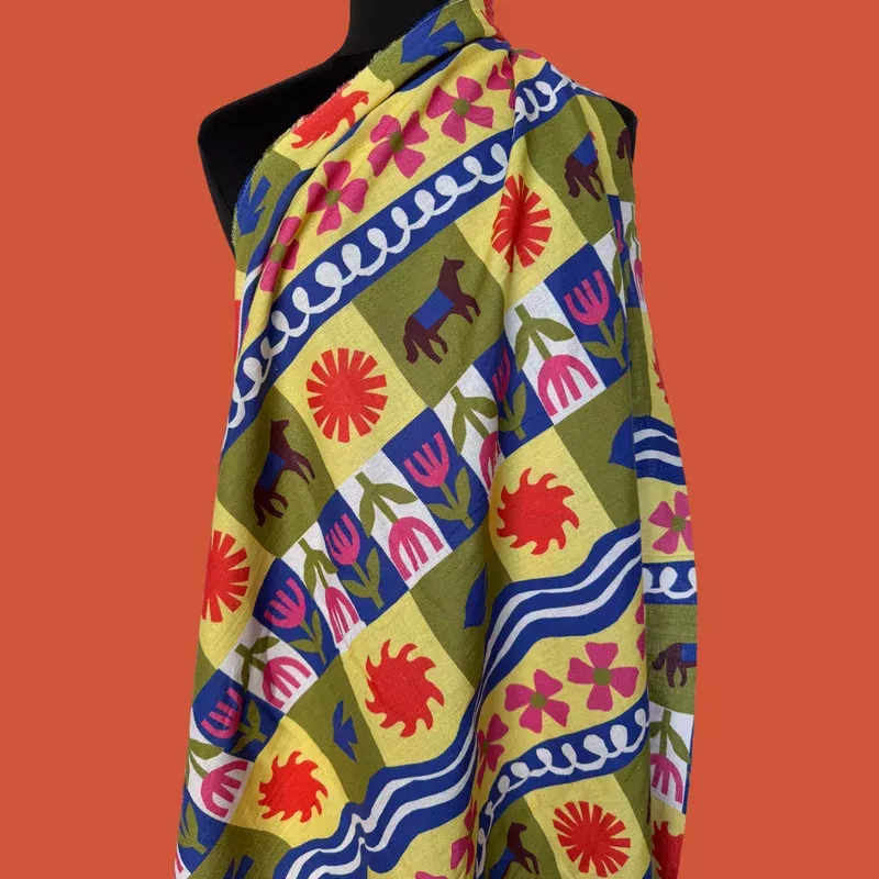 Luz Solar (Sunshine) by En Marte – Linen Rayon