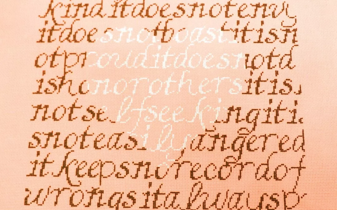 Machelle Somerville Needlepoint – True Love Pink