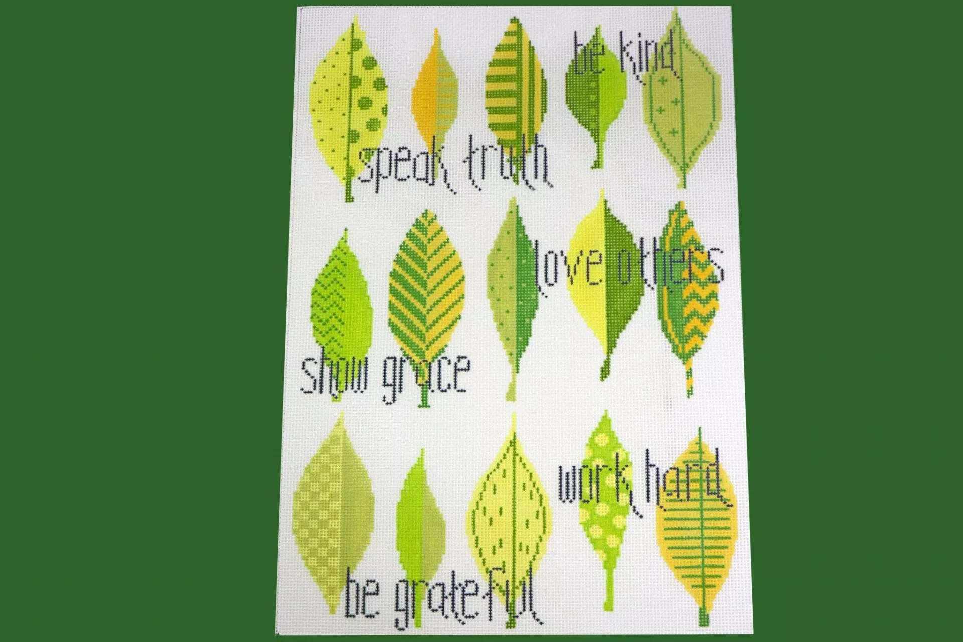 Machelle Somerville Needlepoint – Words to Live By