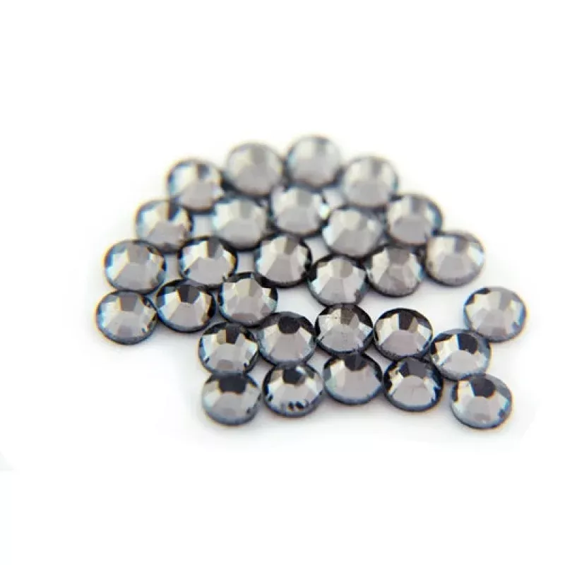 Machine Cut Hot Fix Rhinestones – SS30 – Black Diamond