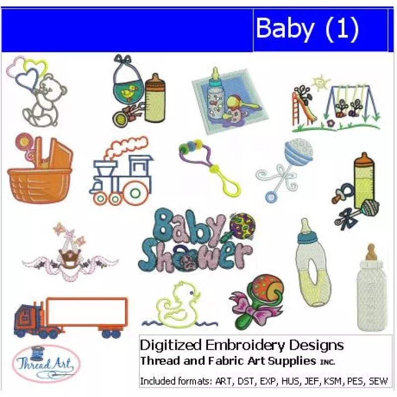 Machine Embroidery Designs – Baby(1)
